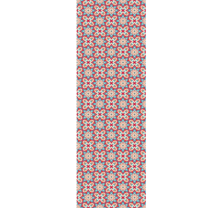 Tegel geïnspireerd patroon tegels behang - TenStickers