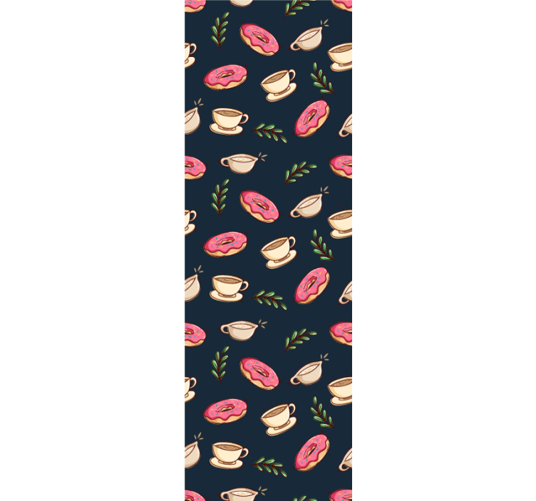 Ontbijt motief keuken behang - TenStickers