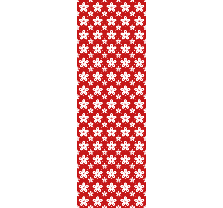 Ensemble met bloemenmotief behang bloemsierkunst - TenStickers