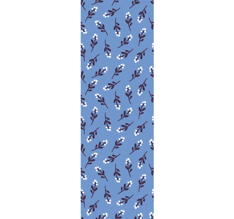 Bloementakkenmotief behang bloemen - TenStickers