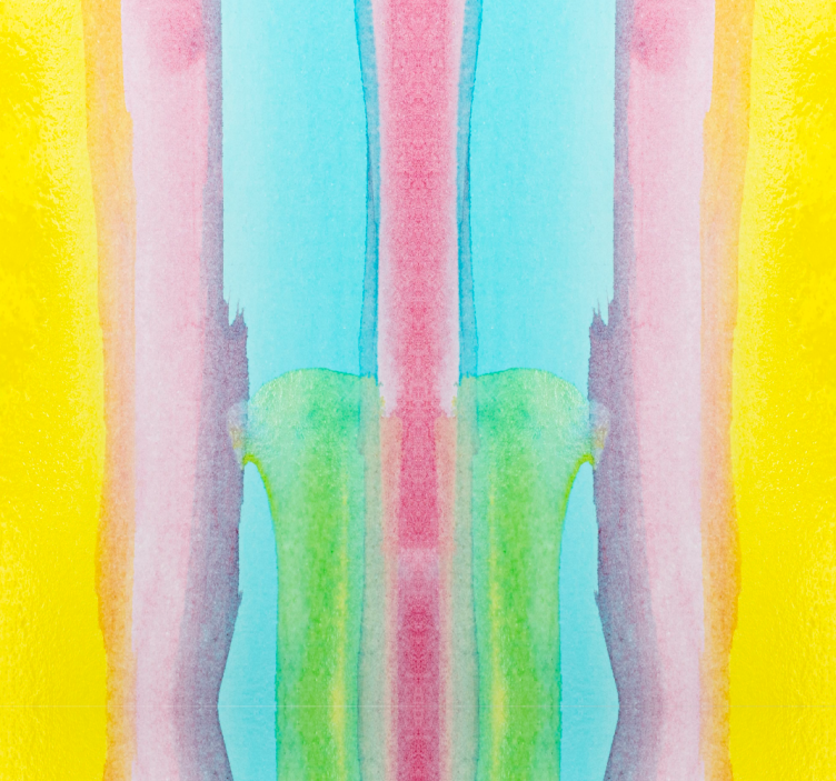 Kleurrijke abstracte abstract behang - TenStickers