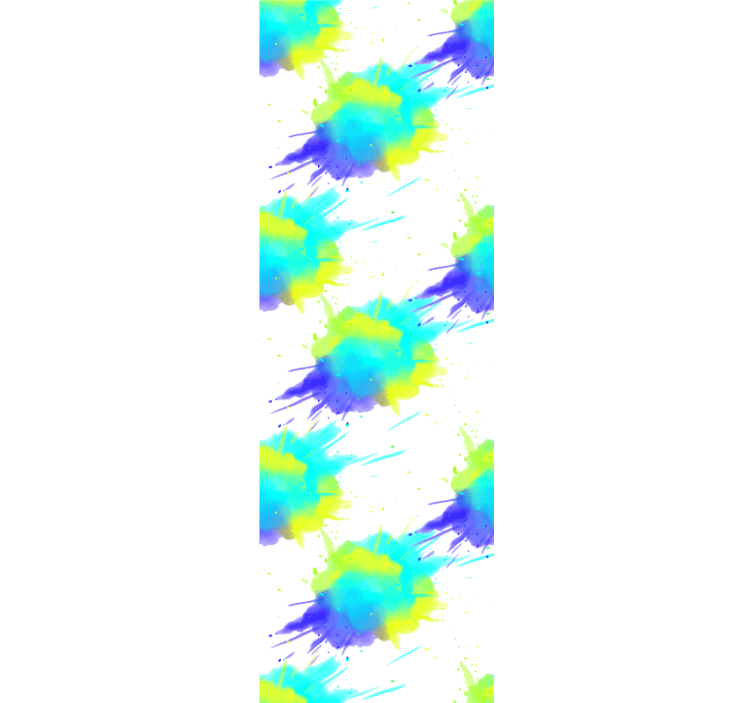 Spetterend verfmotief abstract behang - TenStickers