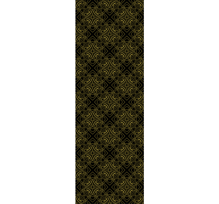 Ingewikkelde geometrische patronen behang - TenStickers