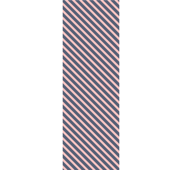 Diagonale streepharmonie behang strepen horizontaal - TenStickers