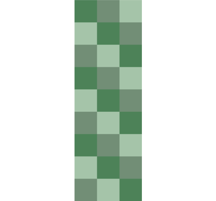 Schaakbordoppervlak behang vierkant - TenStickers