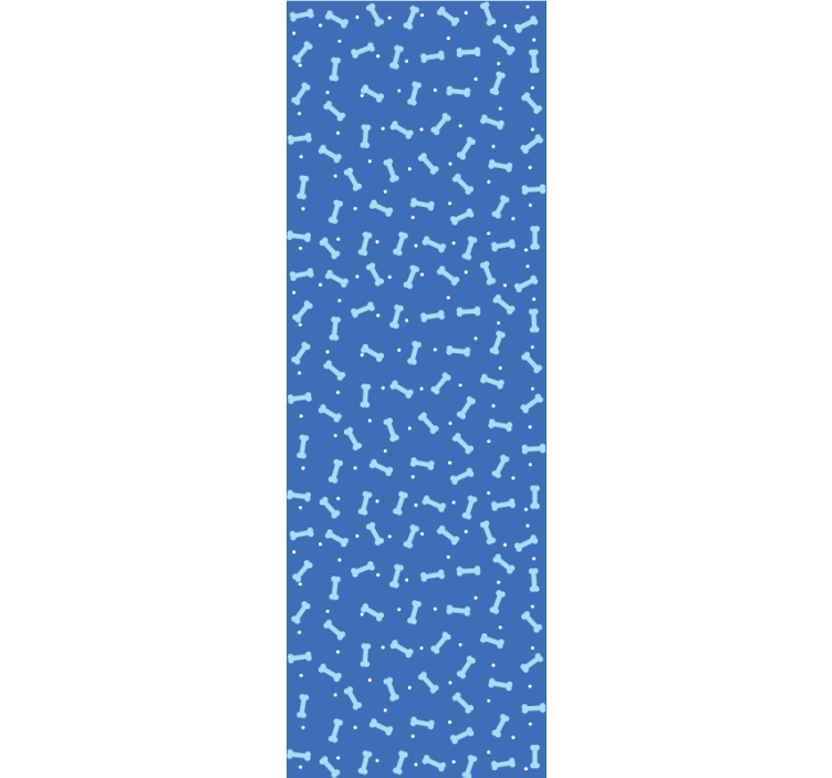 Geometrisch botmotief behang honden - TenStickers