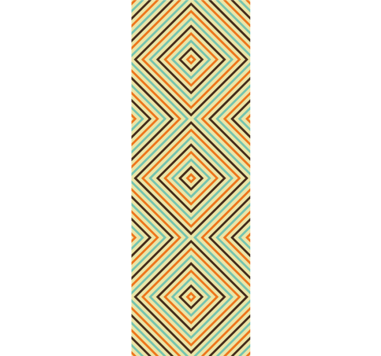 Geometrische ruit geometrisch behang - TenStickers