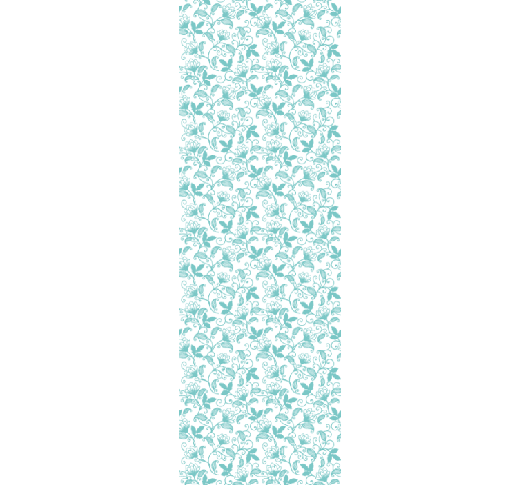 Sierlijke rollen behang bladeren - TenStickers