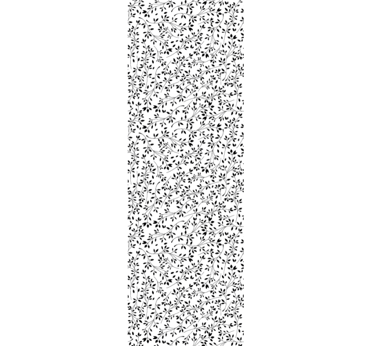 Bloemige complexiteit behang bloemen - TenStickers