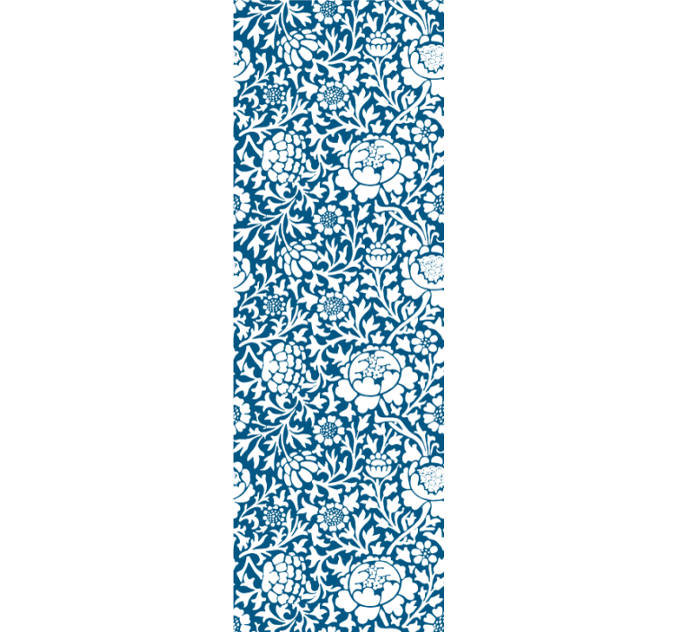 Bloemig elegantiemotief behang bloemsierkunst - TenStickers