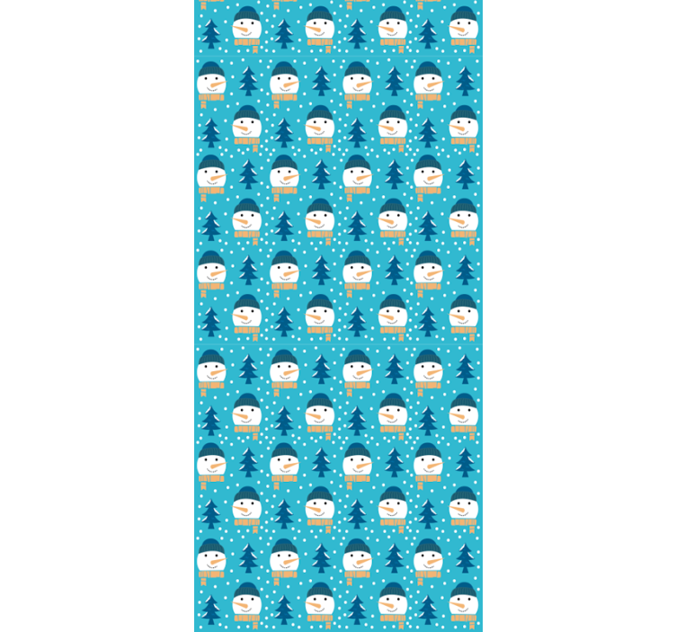 Noords sneeuwlandschap behang Scandinavië - TenStickers