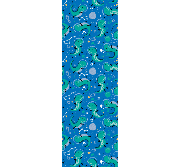 Dinosaurussenconstellatie dino behang - TenStickers