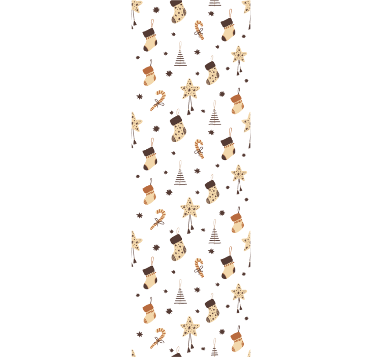 Feestelijke vakantiebeelden behang kerst - TenStickers