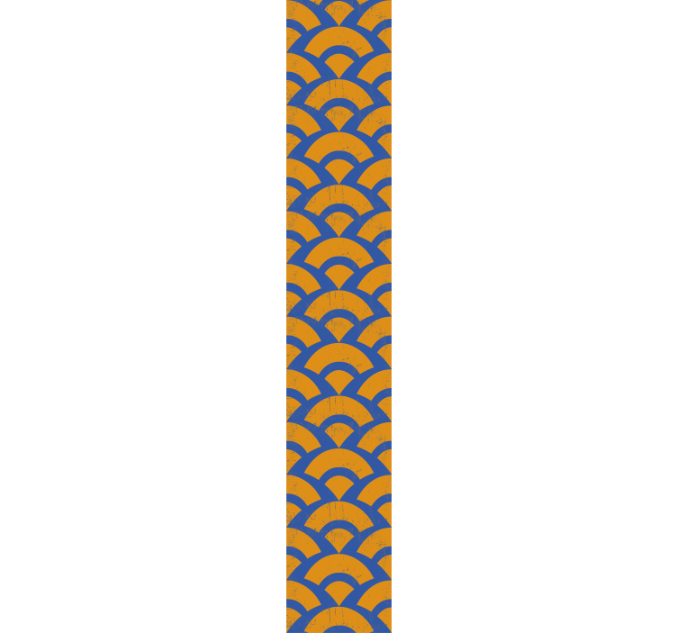 Geometrische boogstructuur geometrisch behang - TenStickers