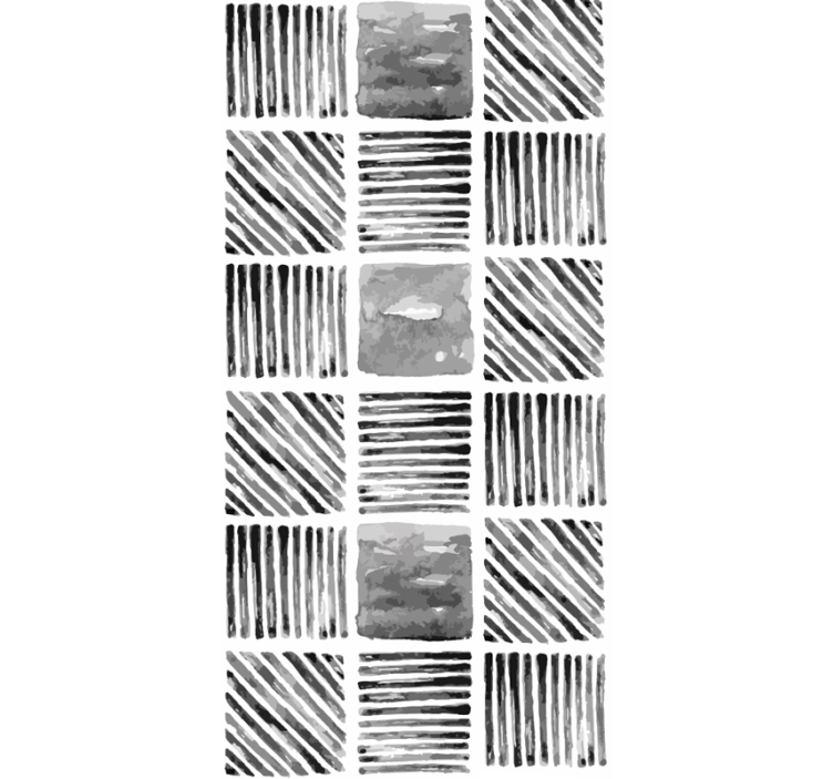 Abstracte geometrische blokken geometrisch behang - TenStickers