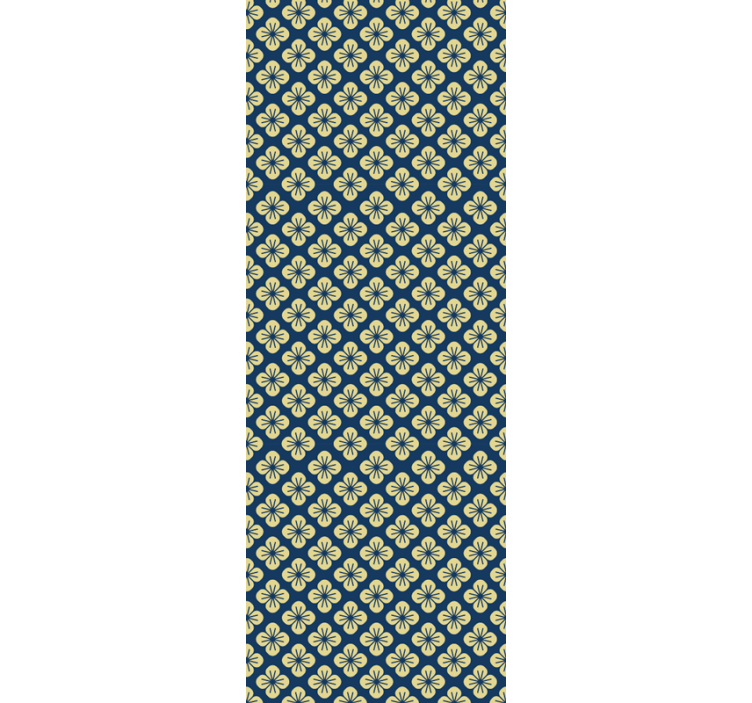 Sierlijk patroon behang bloemsierkunst - TenStickers