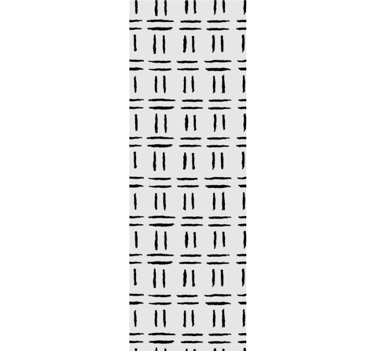 Geometrische lijnconfiguratie behang Scandinavië - TenStickers