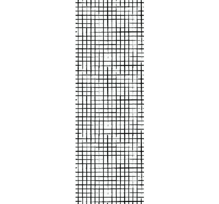 Rasterpatroon geometrisch behang - TenStickers