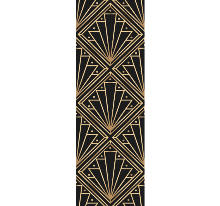 Art deco-geometrie geometrisch behang - TenStickers