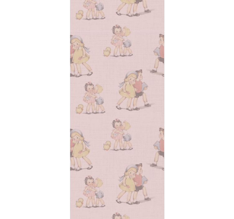 Charmante jeugd babykamer behang - TenStickers