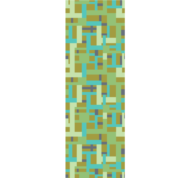 Abstract patroonontwerp geometrisch behang - TenStickers