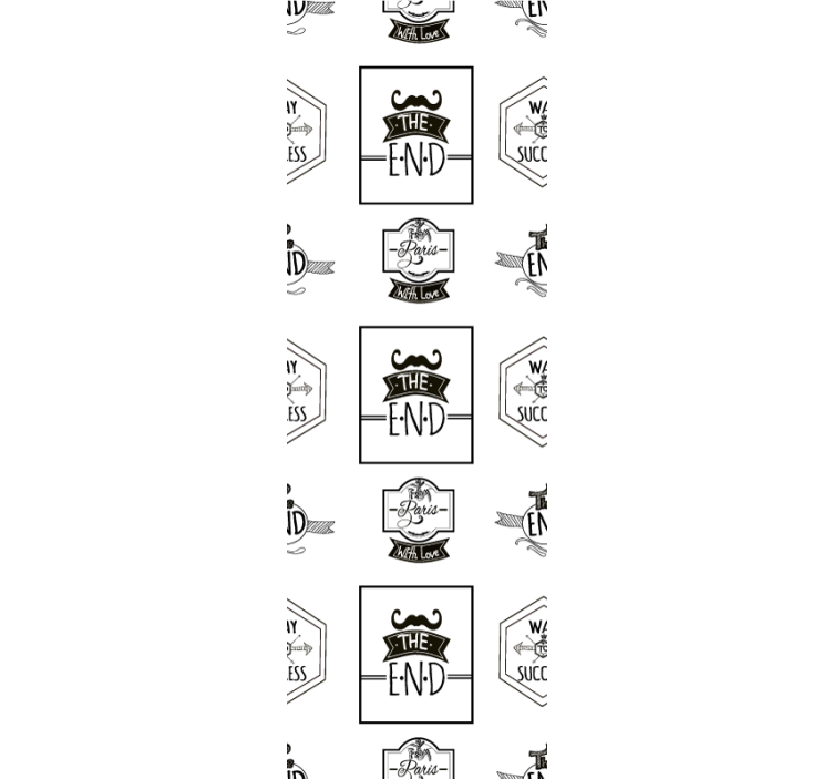 Motiverende zinnen behang letters - TenStickers