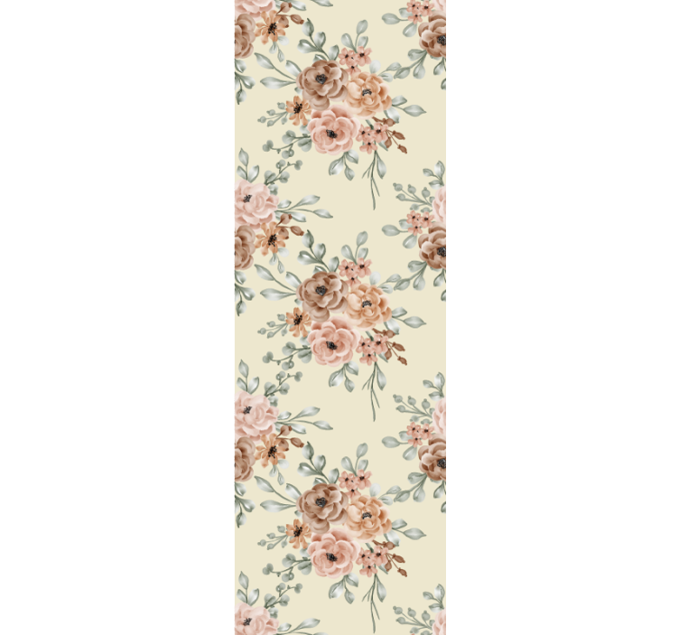 Botanische samenstelling woonkamer behang - TenStickers