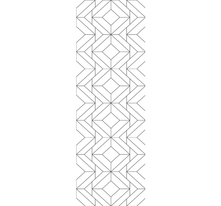 Moderne patroonelementen geometrisch behang - TenStickers