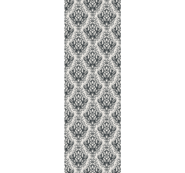 Sierlijke botanische vormen behang barok - TenStickers