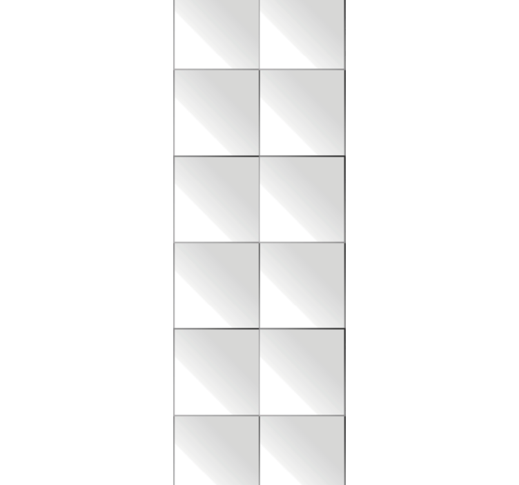 Schoon eenvoudig patroon tegels behang - TenStickers