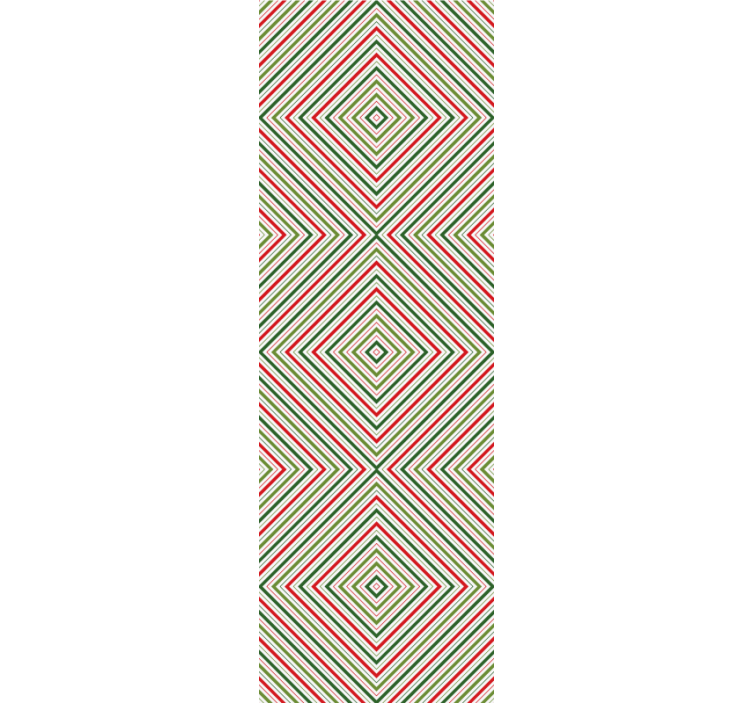 Feestelijke pleinen behang kerst - TenStickers