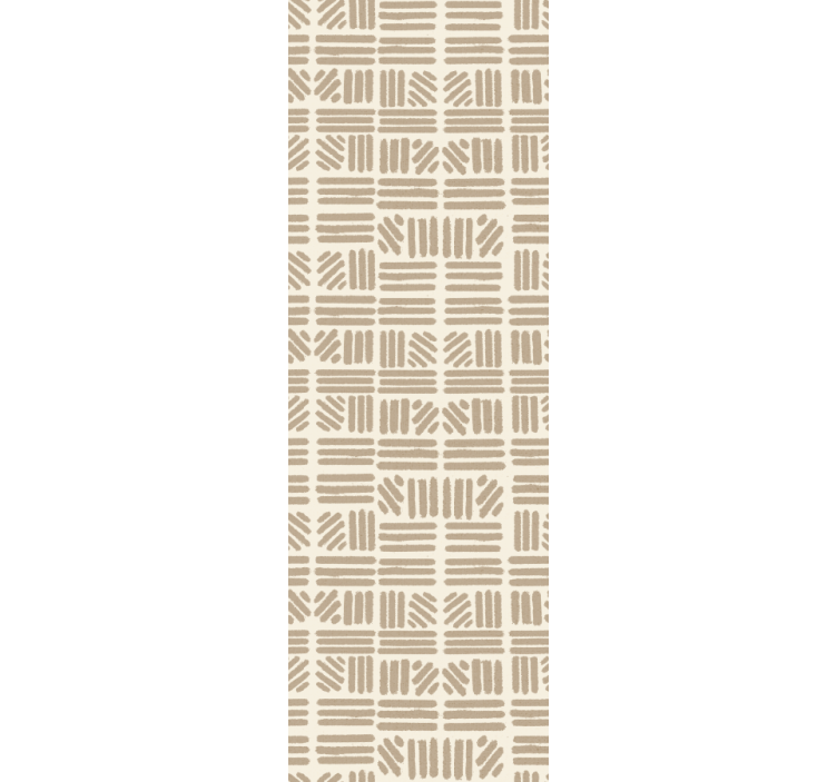 Geometrische lijnpatronen behang modern - TenStickers