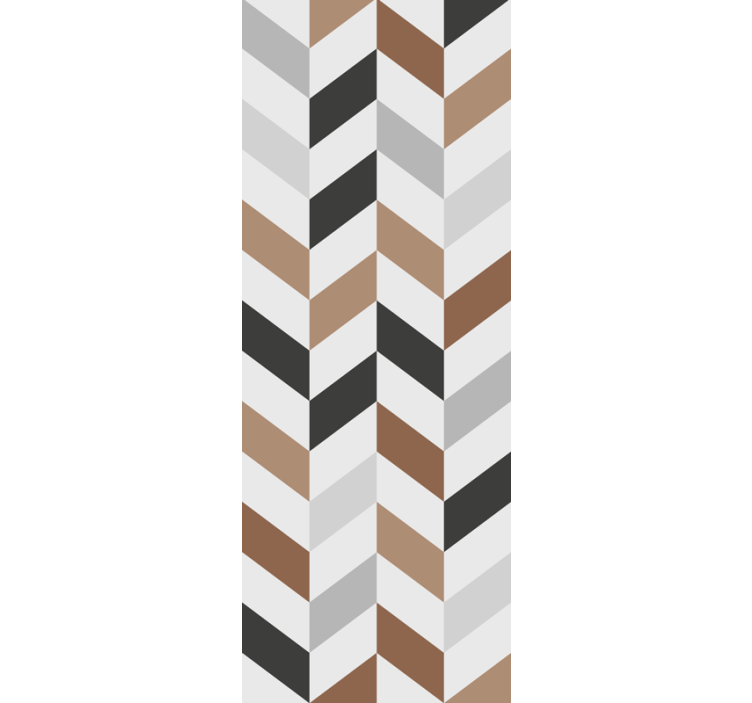 Abstract chevronmotief behang tienerkamer - TenStickers