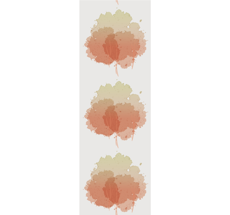 Zacht aquarelpatroon bomen behang - TenStickers