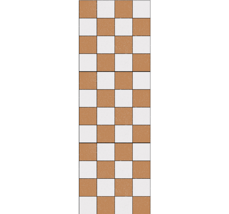 Vierkant patroonontwerp tegels behang - TenStickers