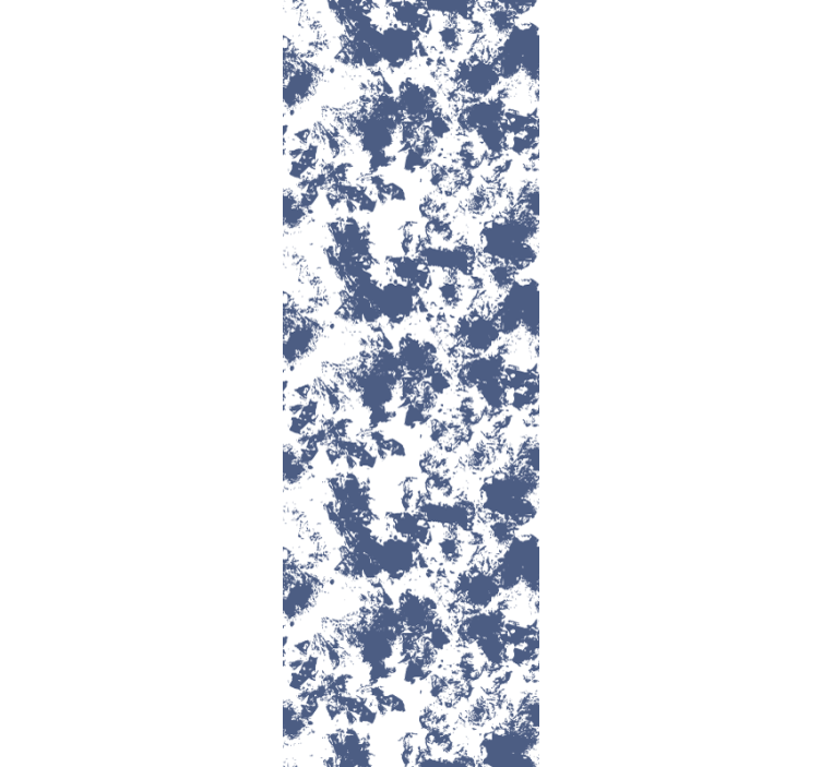 Abstract blauw patroon behang print - TenStickers