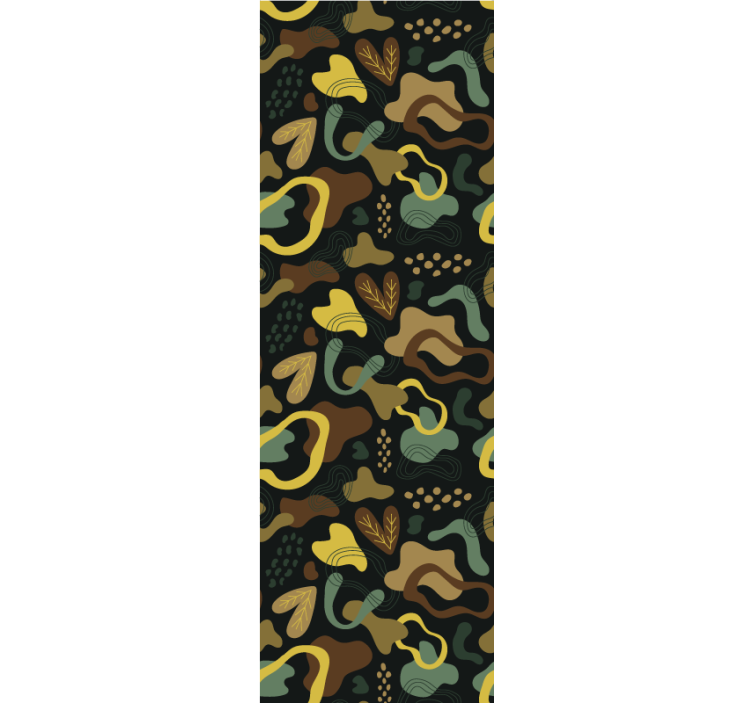 Organische vormpatronen abstract behang - TenStickers