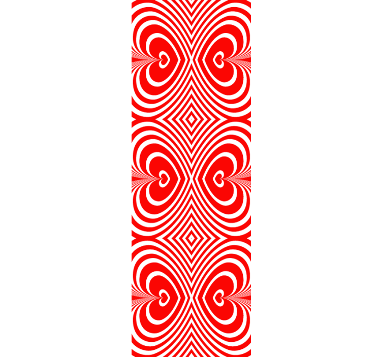 Hartpatroonmotief geometrisch behang - TenStickers