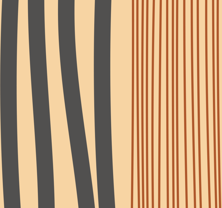 Boho strepen ontwerp woonkamer behang - TenStickers