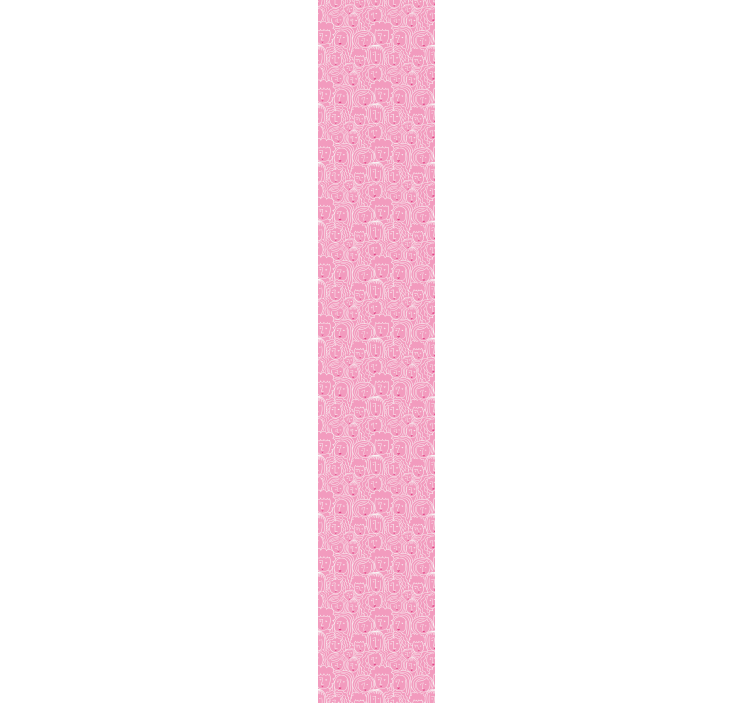 Meisjes gezichten Kunst behang - TenStickers