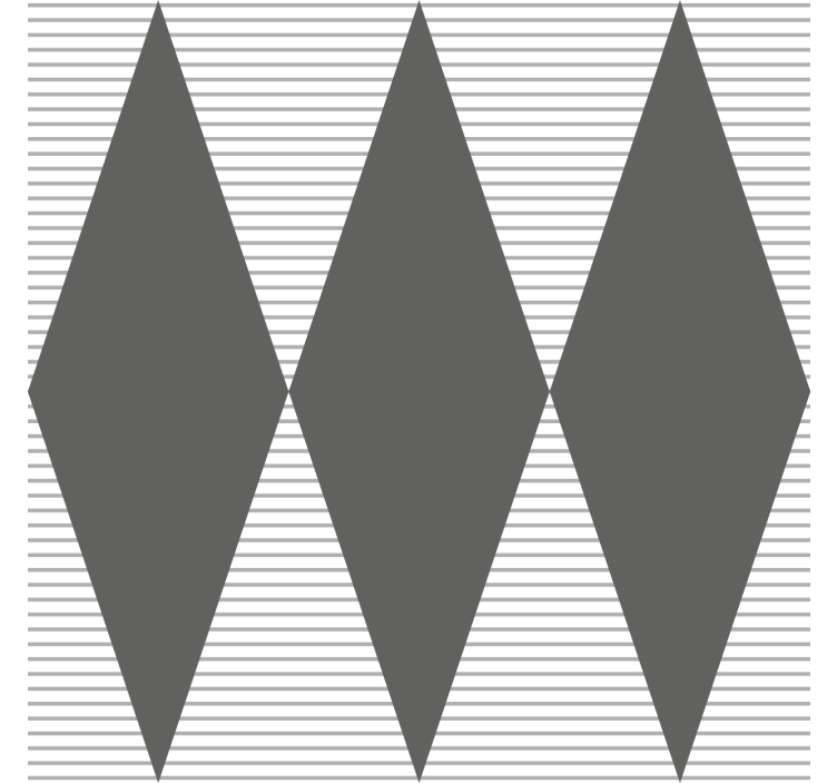 Grijs ruitpatroon geometrisch behang - TenStickers