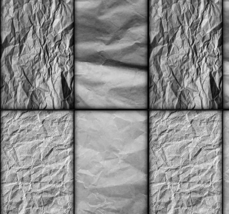 Verfrommeld oppervlak behang print - TenStickers