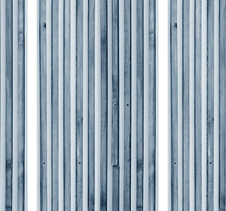 Verticale houten planken hout behang - TenStickers