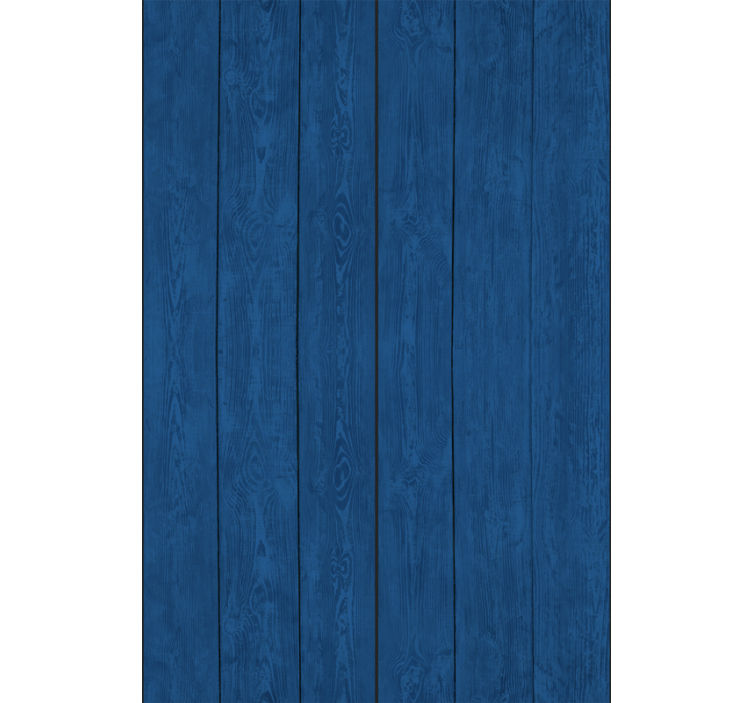 Behang hout aqua blauwe planken - TenStickers