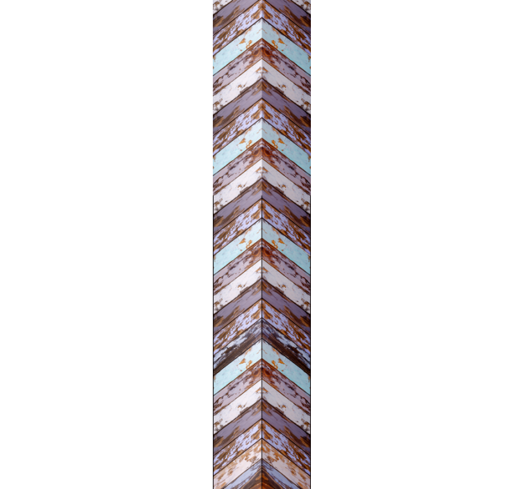 Chevron textuur detail betonlook behang - TenStickers