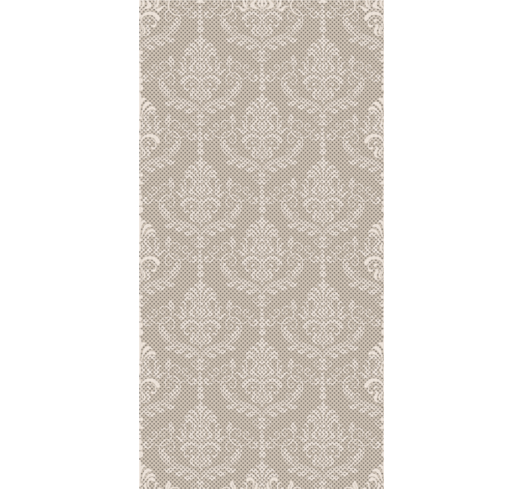 Elegant damast behang barok - TenStickers