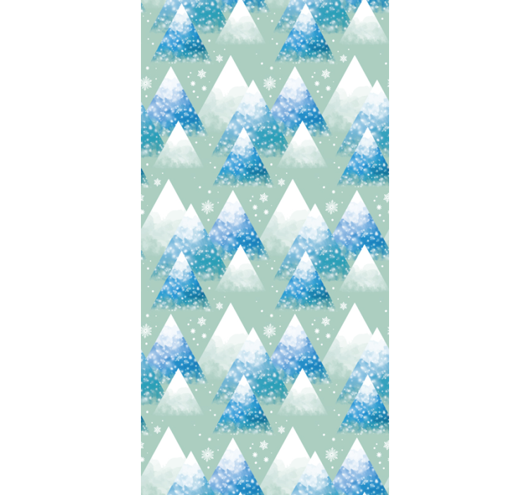 Bergachtig landschap natuur behang - TenStickers