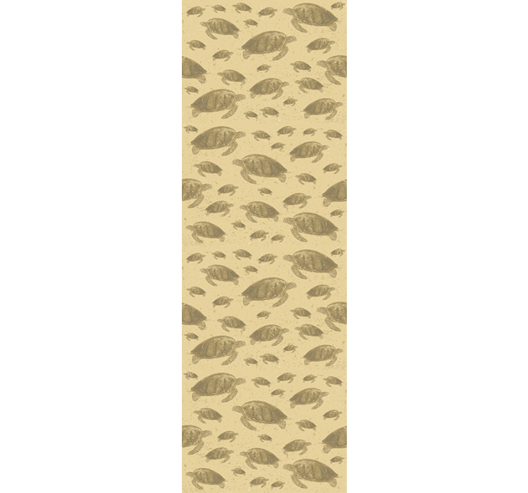 Slaapkamer behang met zeeschildpad - TenStickers