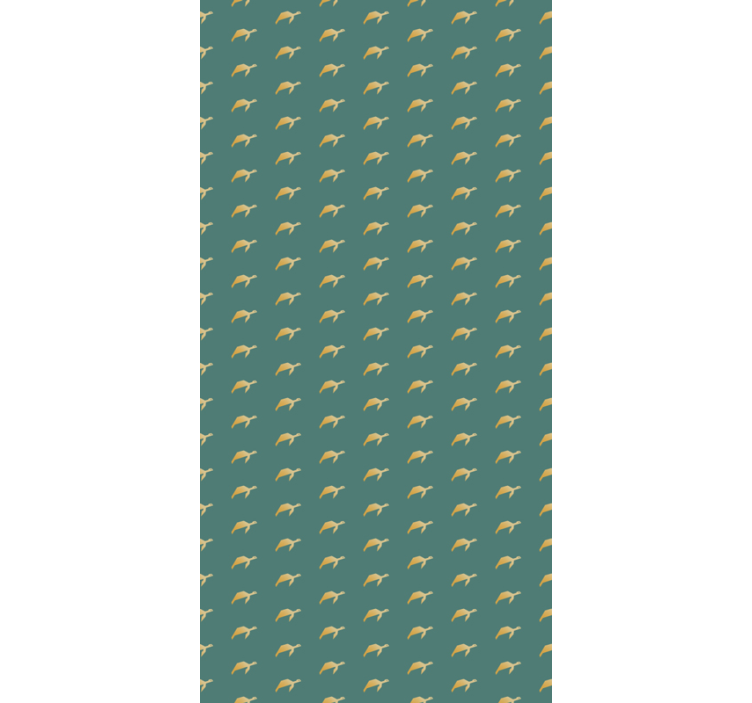 Klein schildpaddenpatroon dieren behang - TenStickers