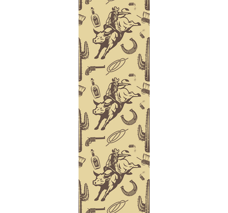 Westerse thema-elementen behang kinderkamer - TenStickers